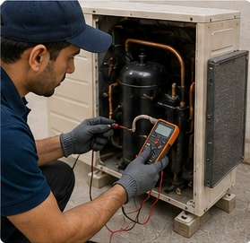 Compressor overload tripping in extreme heat — more frequently reported during peak summer months