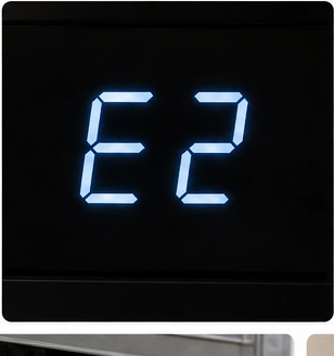 Error code on display